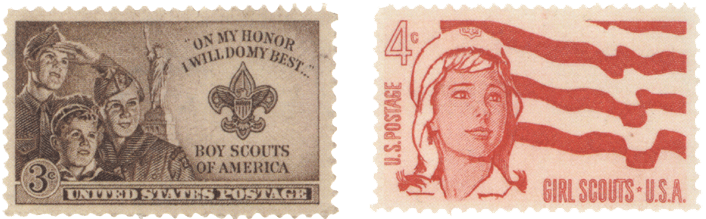 Памятные и специальные выпуски почтовые марки США