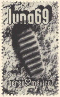мощный образ из отпечатка ноги Нила Армстронга в лунной пыли