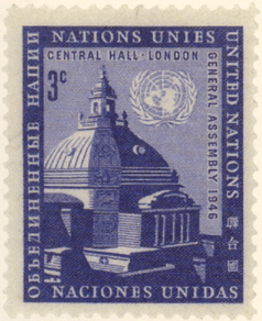 почтовая марка ООН