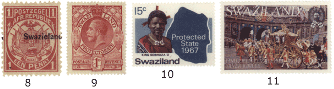 Свазиленд филателия