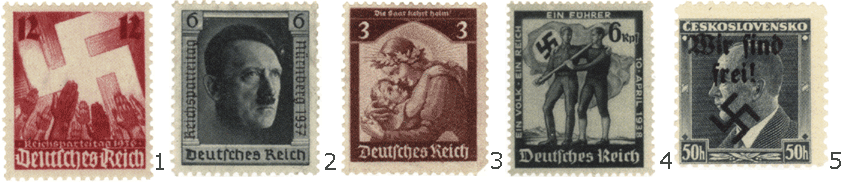 Третий Рейх почтовые марки