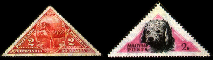 цветовое решение на почтовые марки