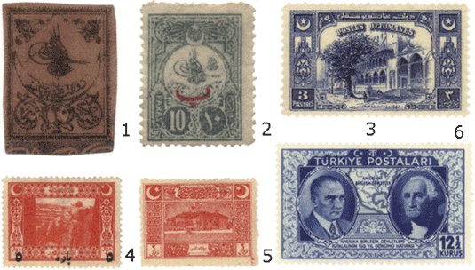 Турция выпуски почтовых марок