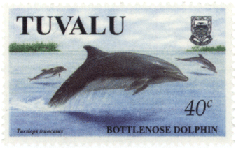 Тувалу миниатюра из серии Дельфины
