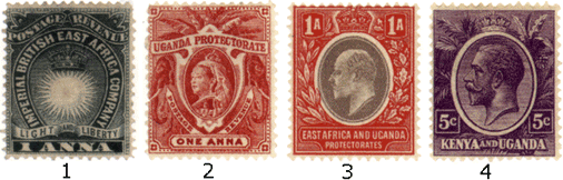 Почтовые марки кении